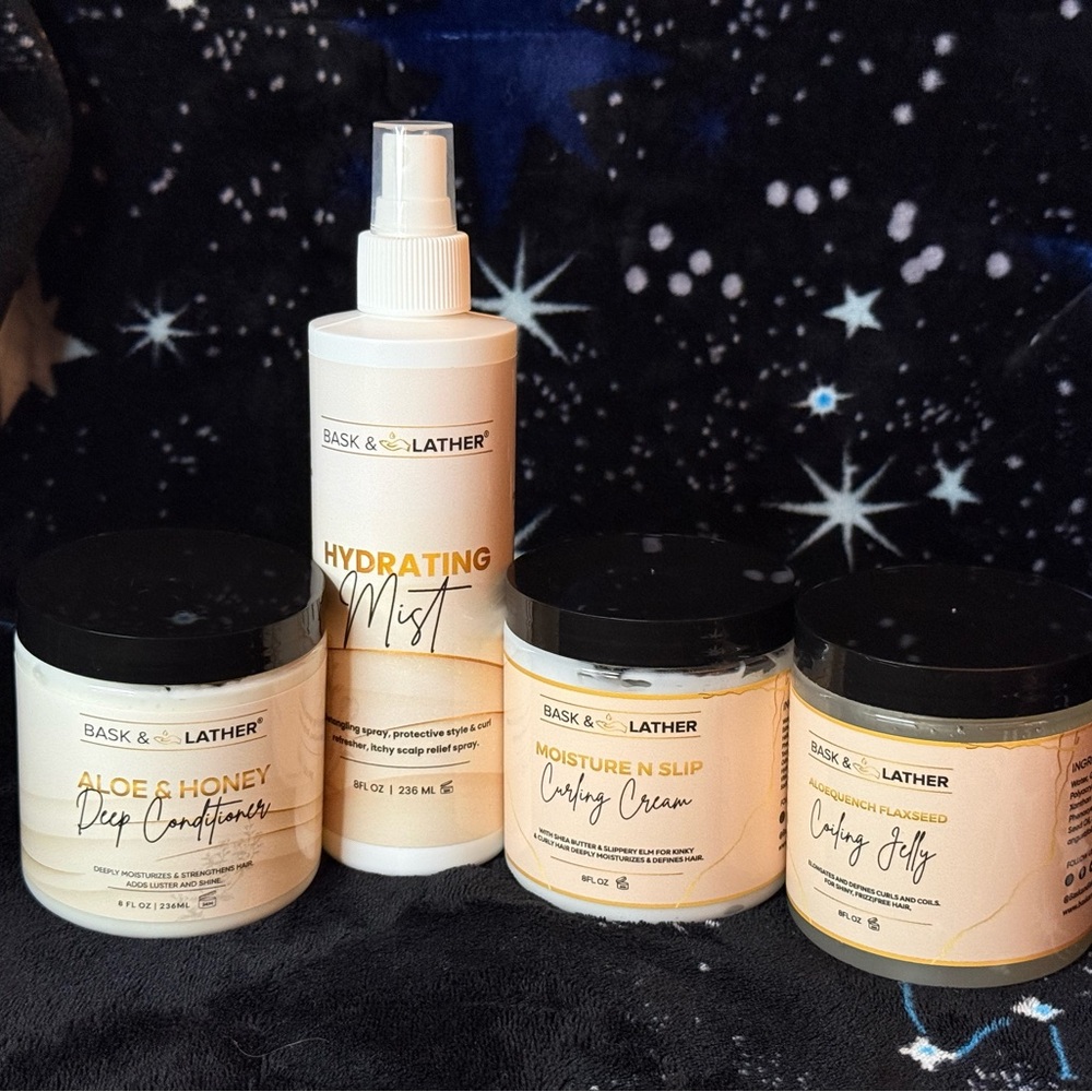 Bask & Lather Hair Styling Set